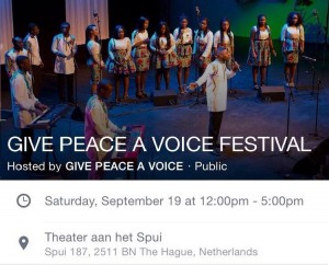 Give peace a voice festival