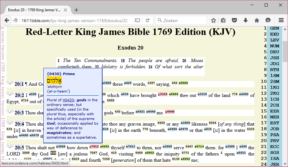 exodus 20 kjvstrongs